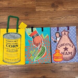 Trader Joe's Reusable Tote Bags Set